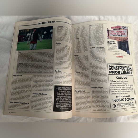 Vintage - BOX OFFICE Magazine - July 1996 - Will Smith - Picture 7 of 7